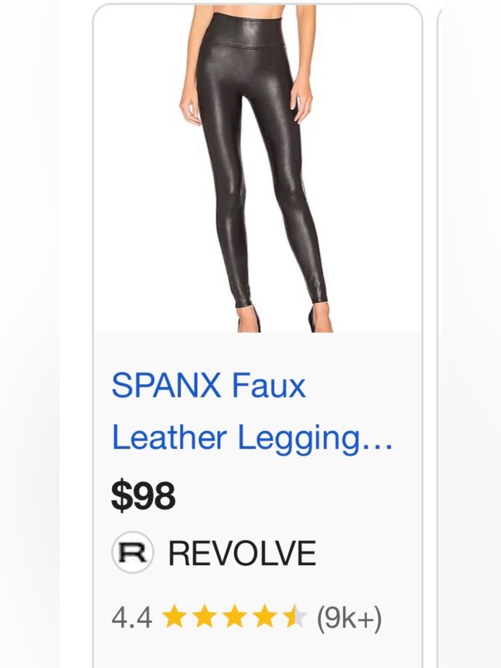 Spanx Faux Leather Leggings